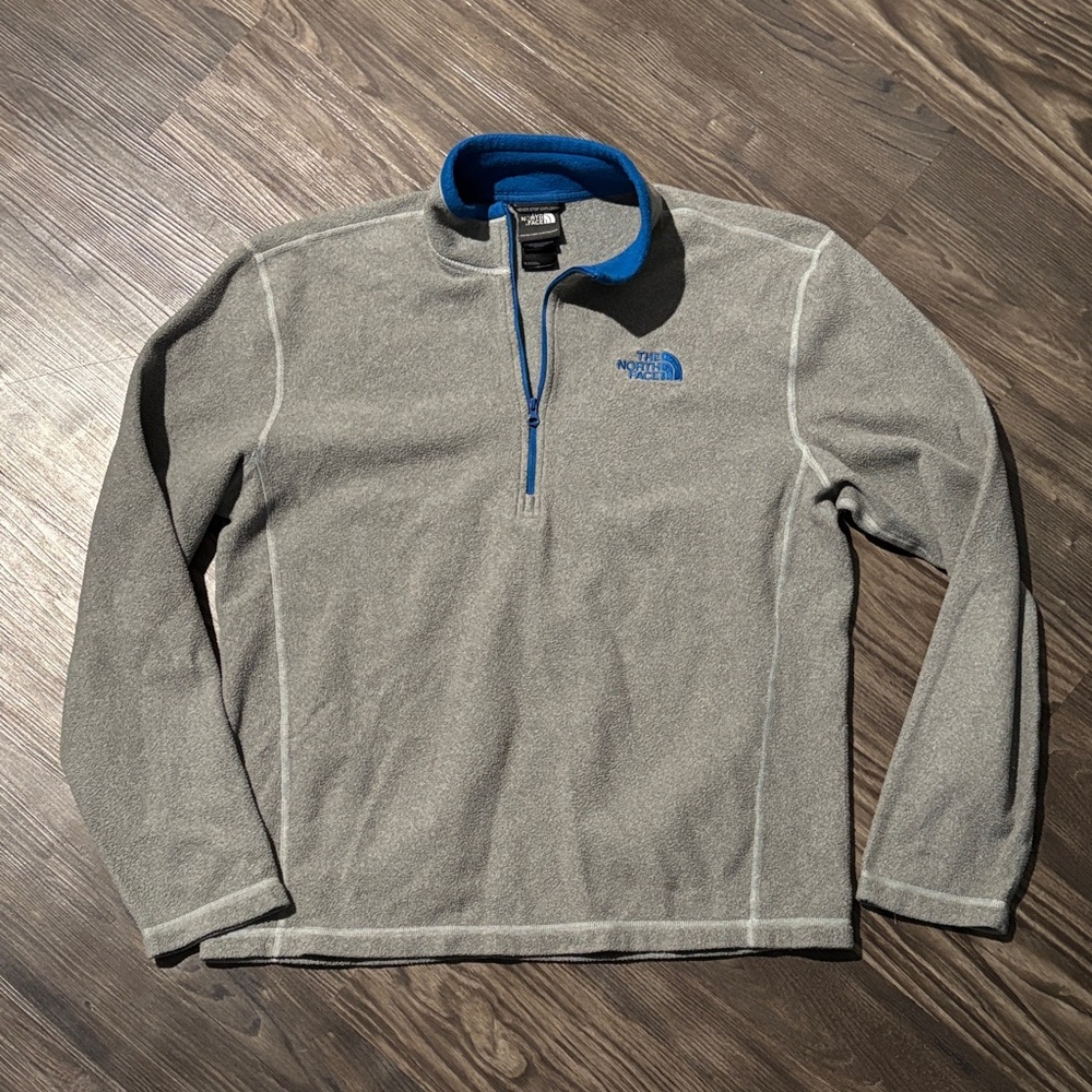The North Face Gray Fleece Quarter-Zip